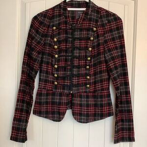 Forever 21 Red Flannel Top